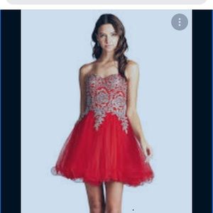 - Let’s strapless corset short gown 2XL